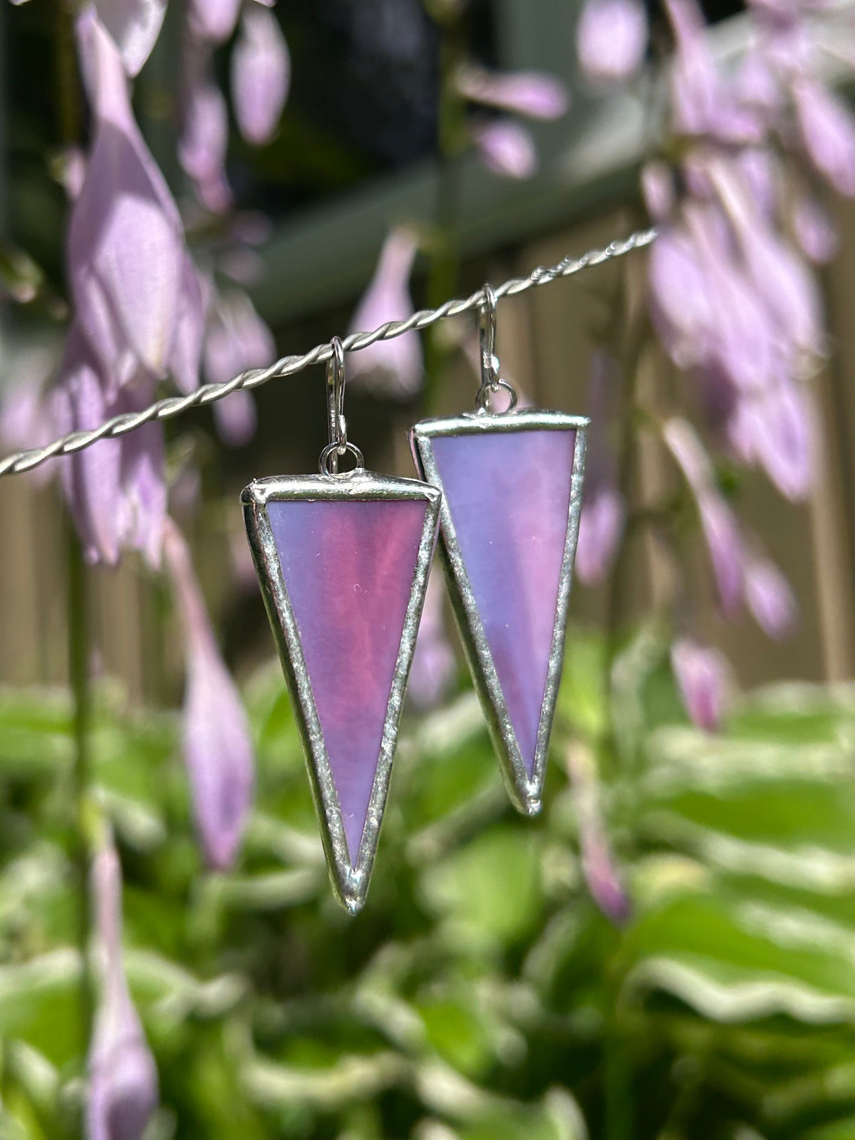 Purple triangles