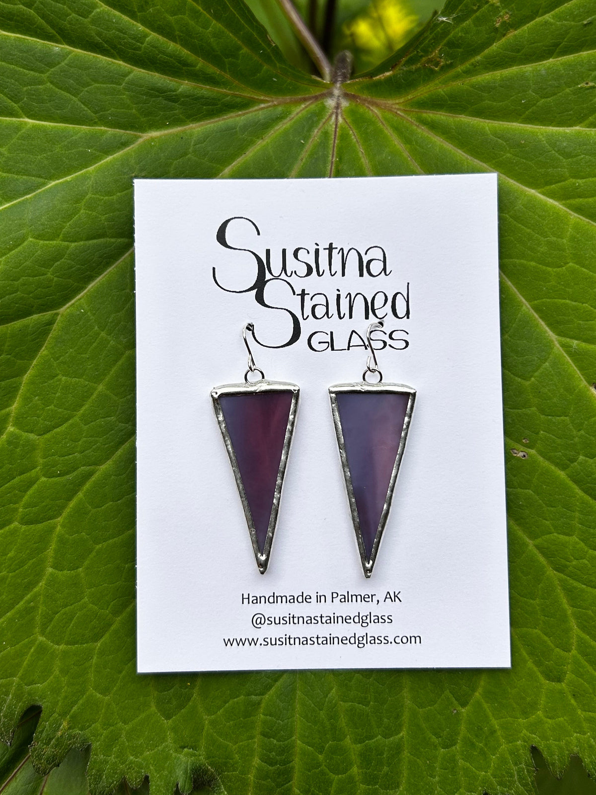 Purple triangles