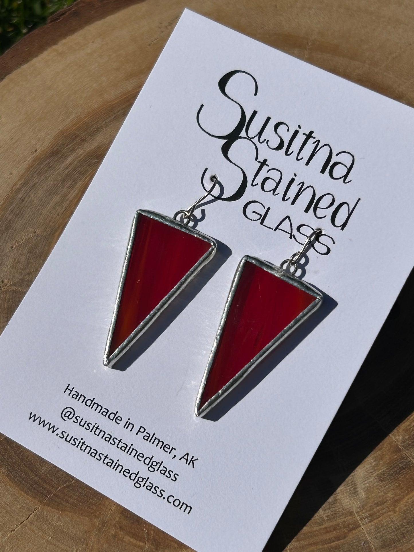Red triangles
